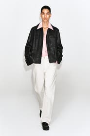 COS Leather Workwear Jacket