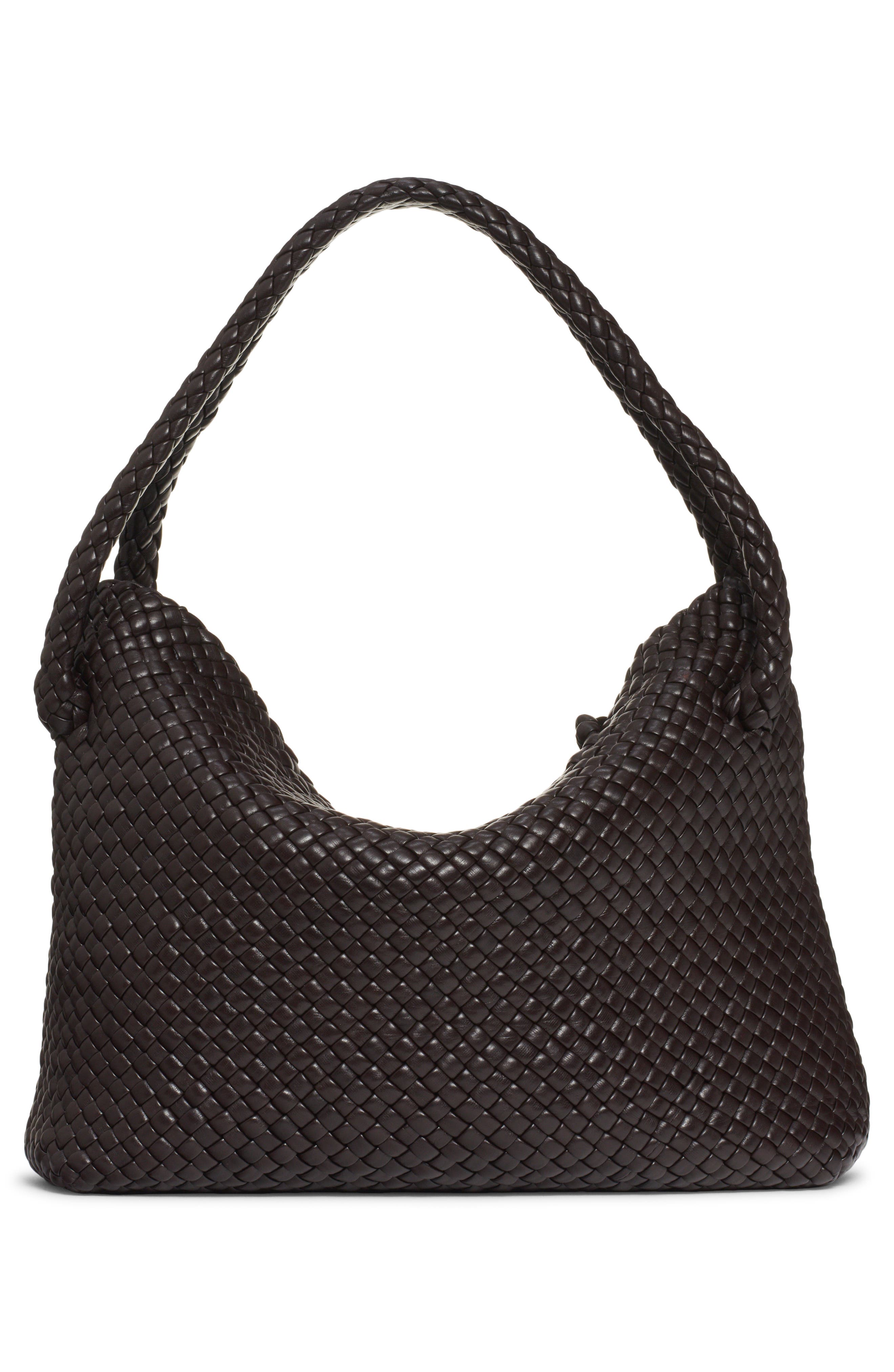 Bottega Veneta Tosca Intreccio Leather Hobo, Alternate, color, 