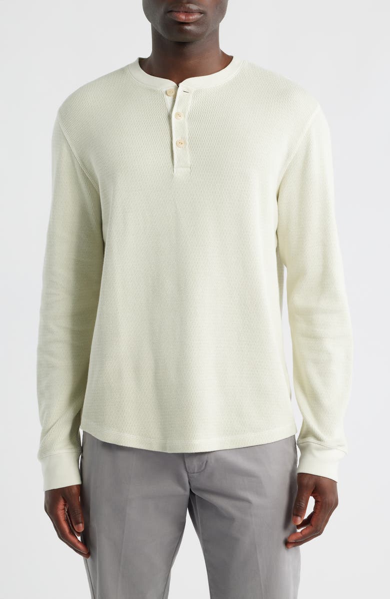 vineyard vines Long Sleeve Thermal Henley, Main, color, Stone