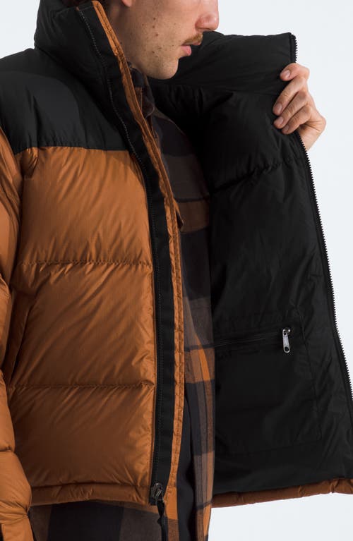 The North Face 1996 Retro Nuptse 700 Fill Power Down Packable Jacket In Brown