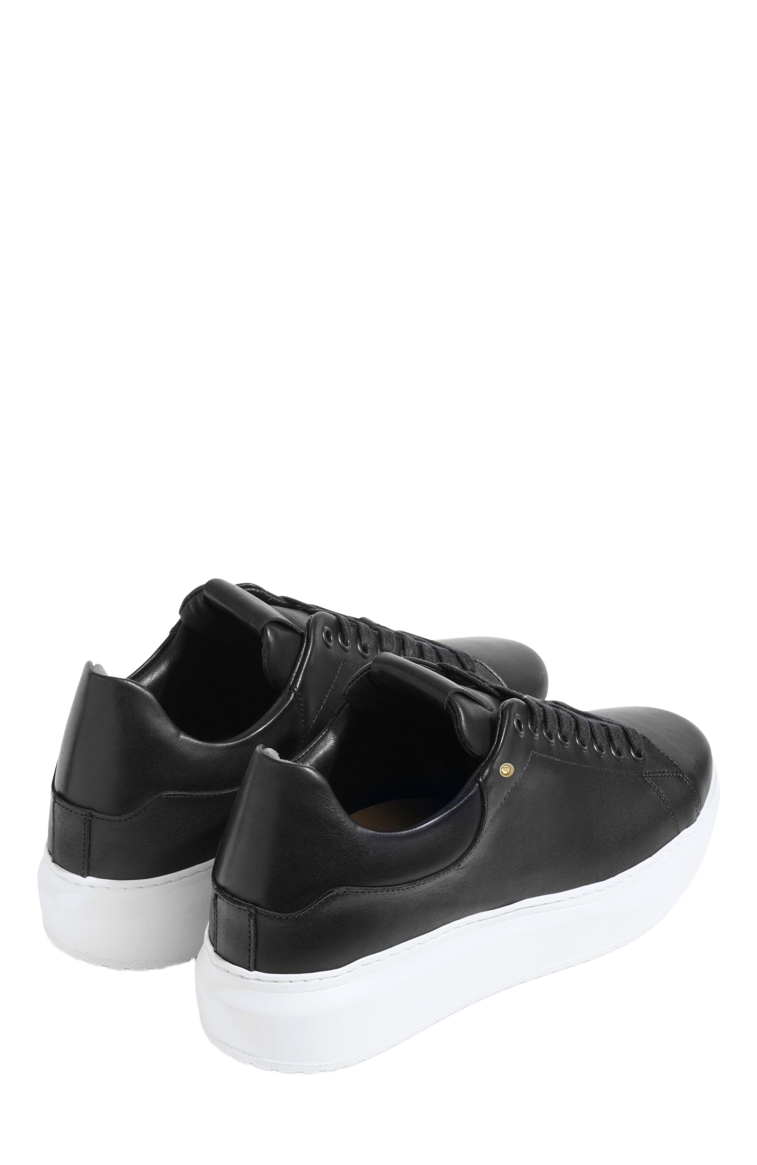 Stinaa.J Hugo Orthopedic Sneakers, Alternate, color, Black Leather White Sole