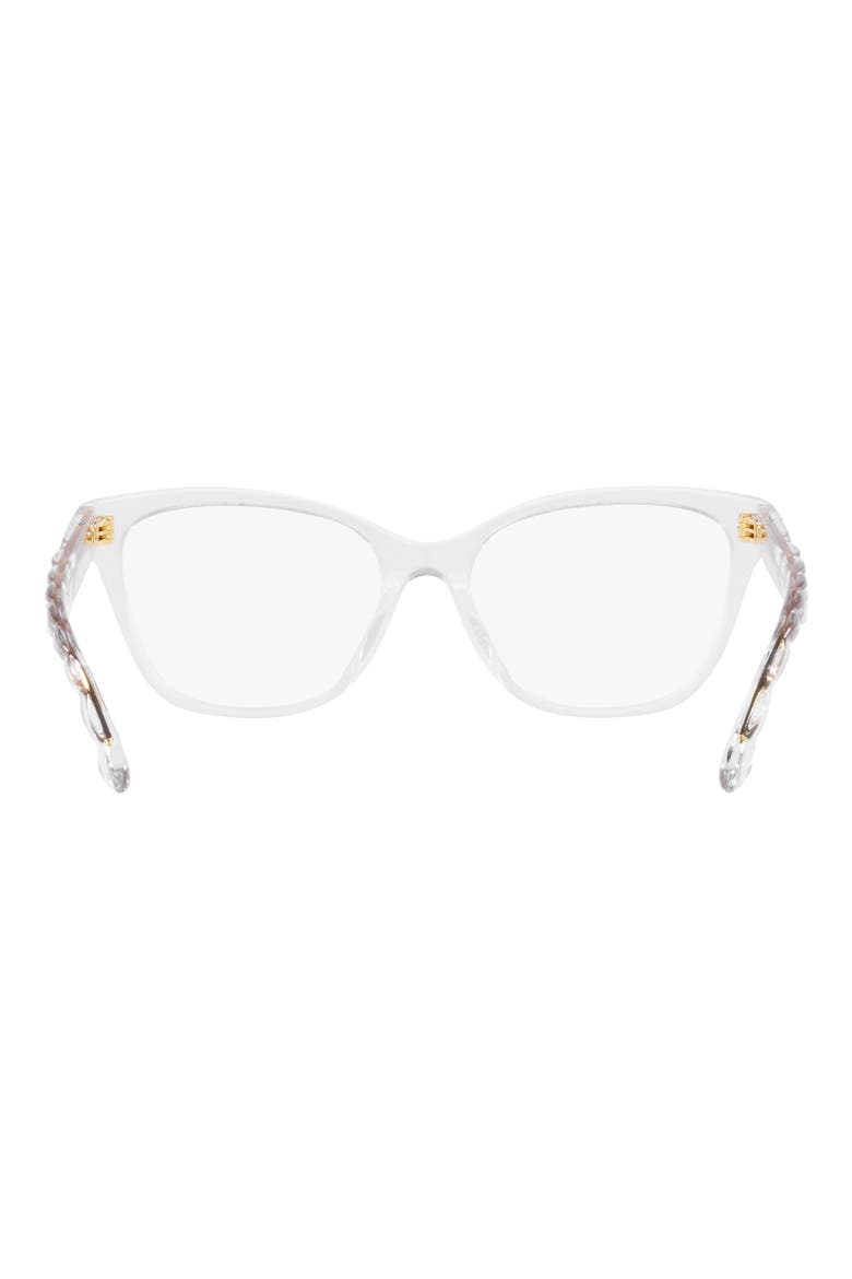 53mm Rectangular Optical Glasses, Alternate, color, CLEAR