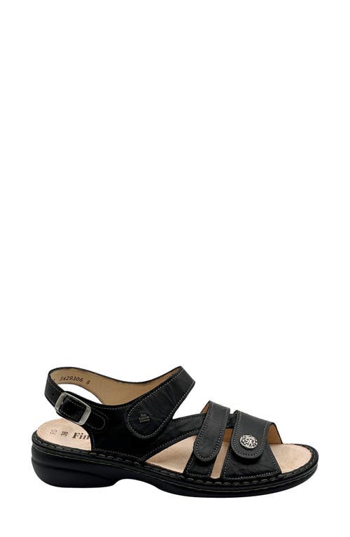 Finn Comfort Gomera-s Sandal In Black/black