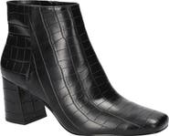 Bella Vita Wilma Croc Embossed Bootie