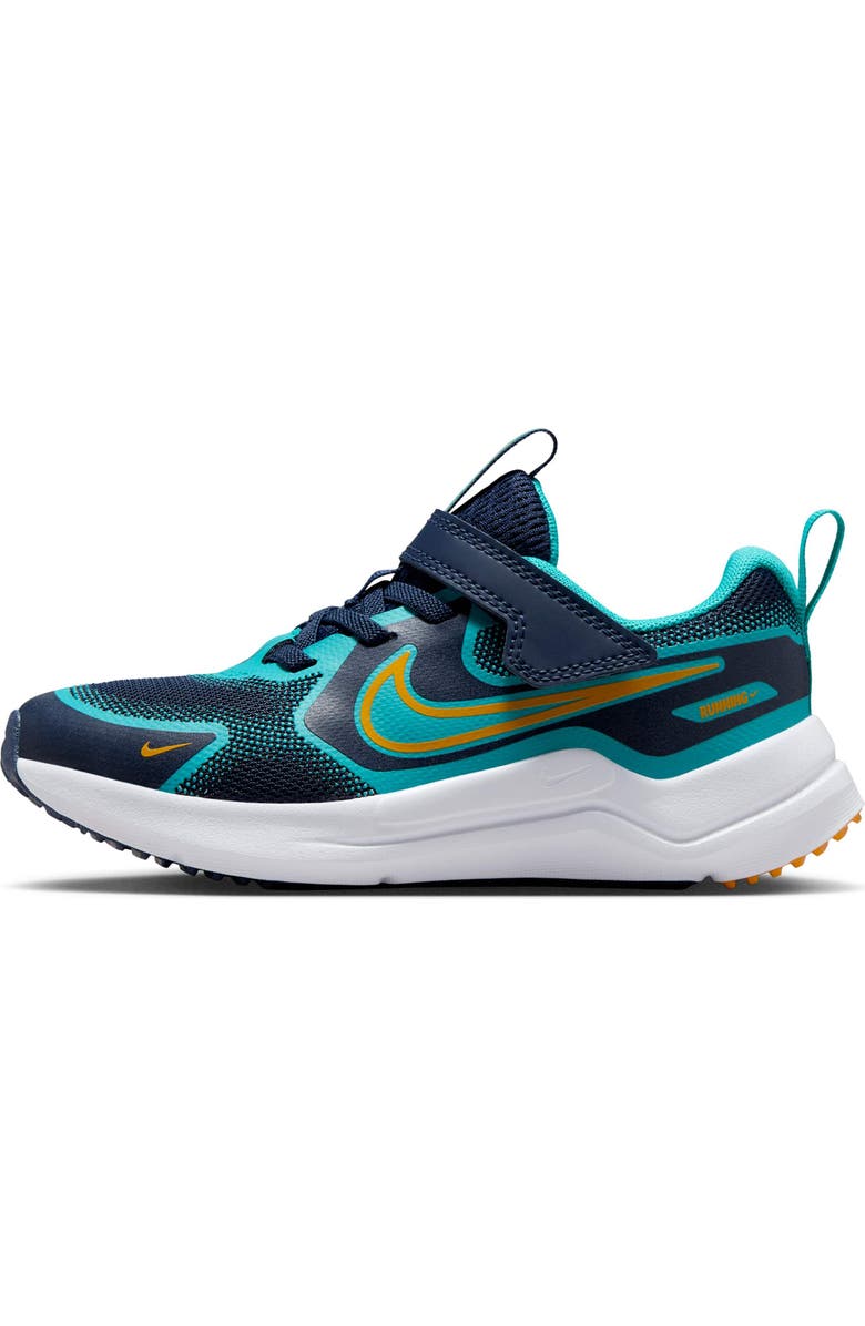 Nike Cosmic Runner Running Shoe, Alternate, color, Navy/ Cactus/ White/ Orange