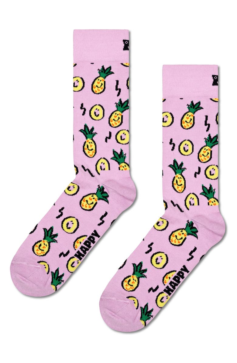 Happy Socks Fruits 2-Pack Assorted Crew Socks, Alternate, color, 