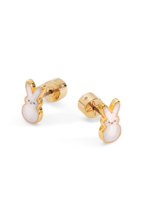 Peeps® Pearlized Bunny Stud Earrings