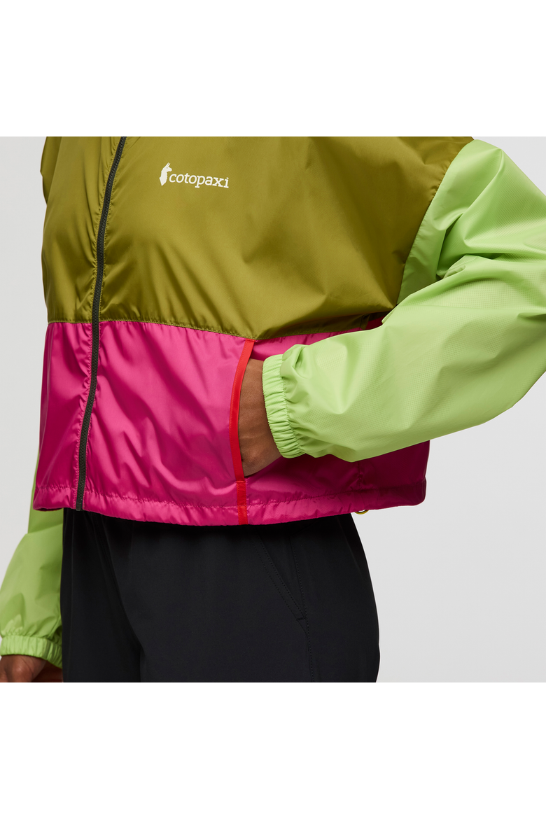 Teca Crop Jacket - Women's, Alternate, color, Green Juice