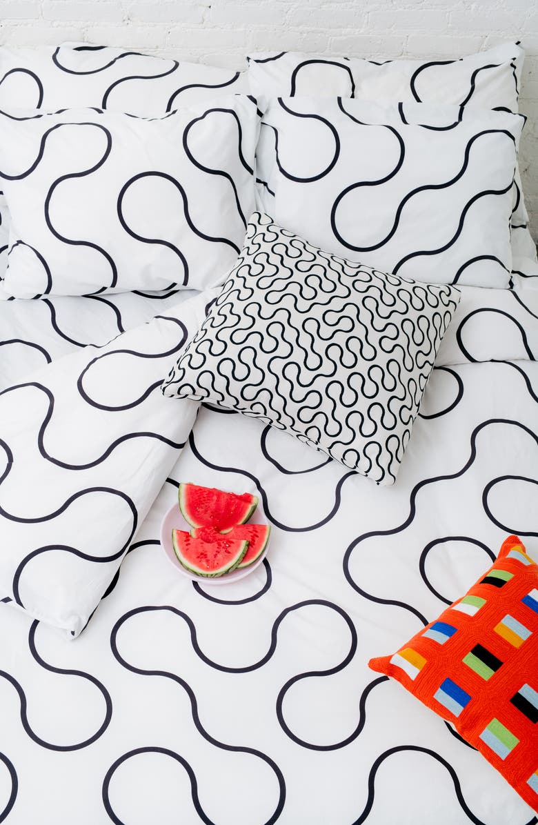 Dusen Dusen Arc Duvet Cover & Shams, Alternate, color, 