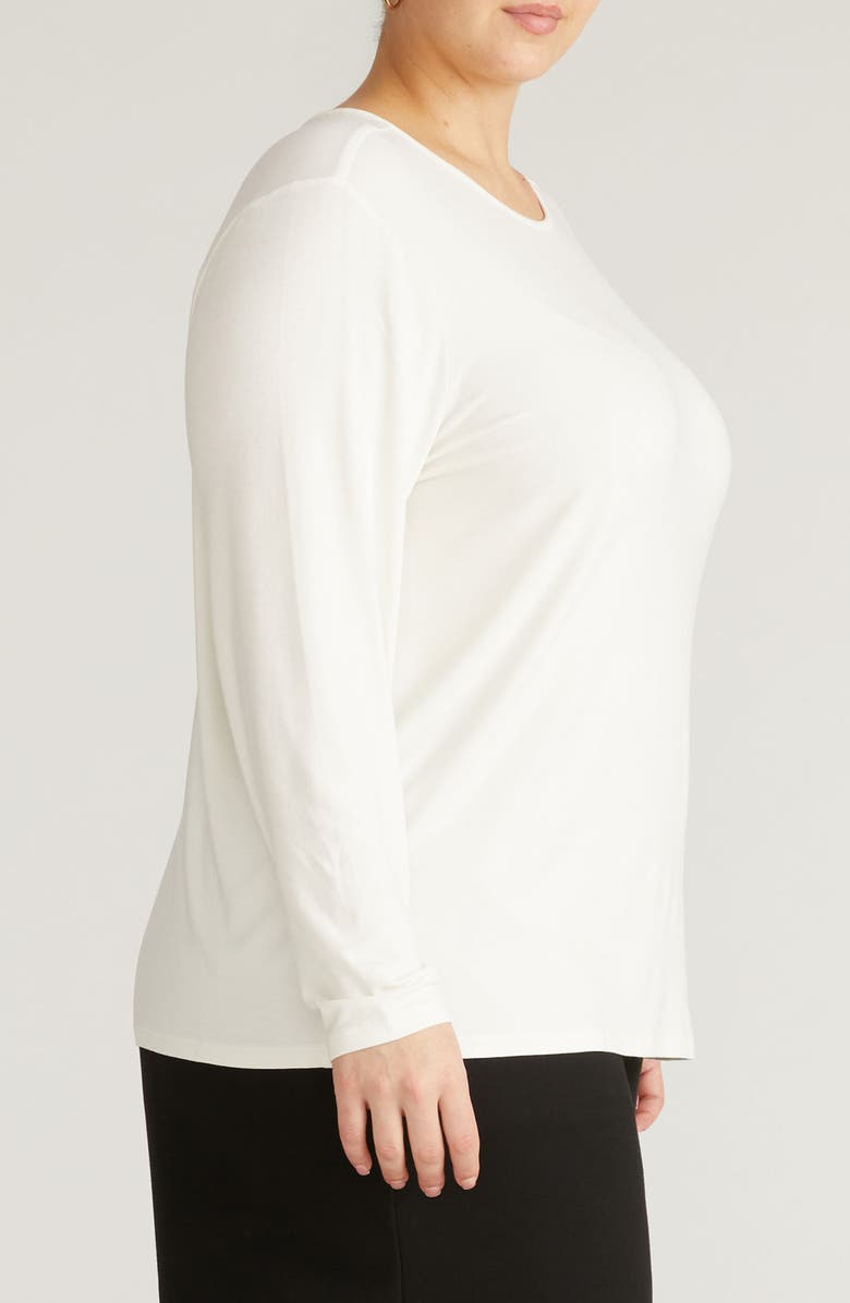 Universal Standard Joan Relaxed Fit T-Shirt, Alternate, color, White