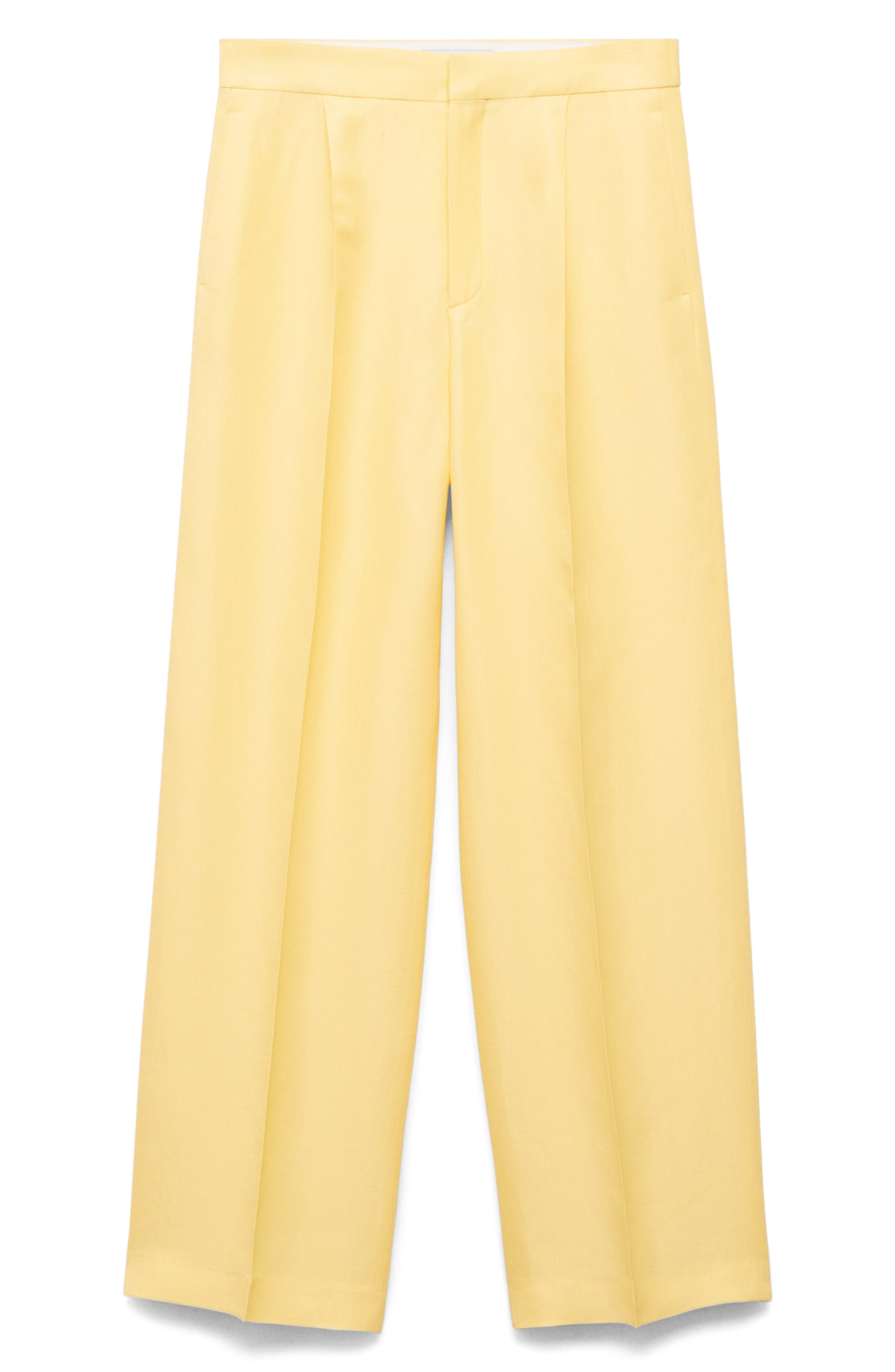 MANGO Straight Leg Suit Trousers