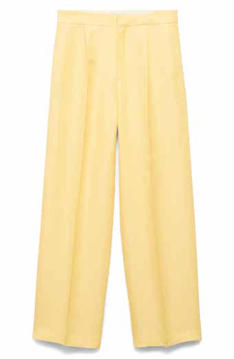 MANGO Straight Leg Suit Trousers