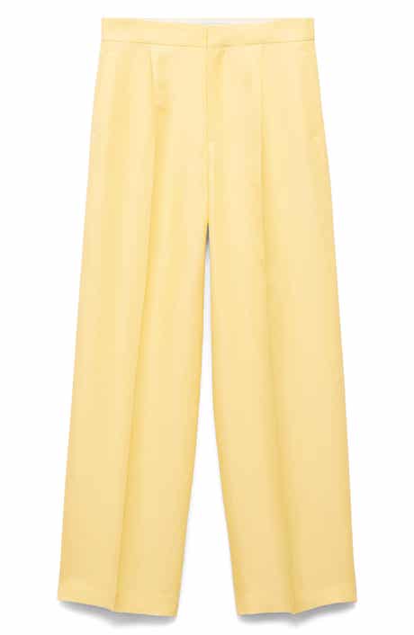 MANGO Straight Leg Suit Trousers
