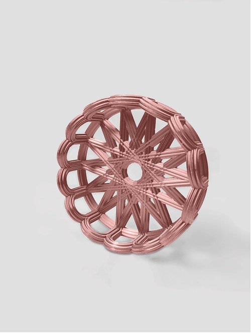 Form & Seek Frosting Basket In Pink