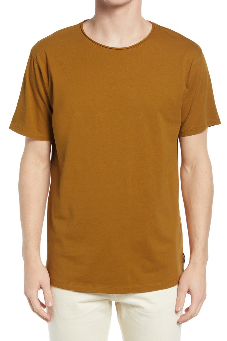 Men's Organic Jersey T-Shirt, Main, color, NUTMEG