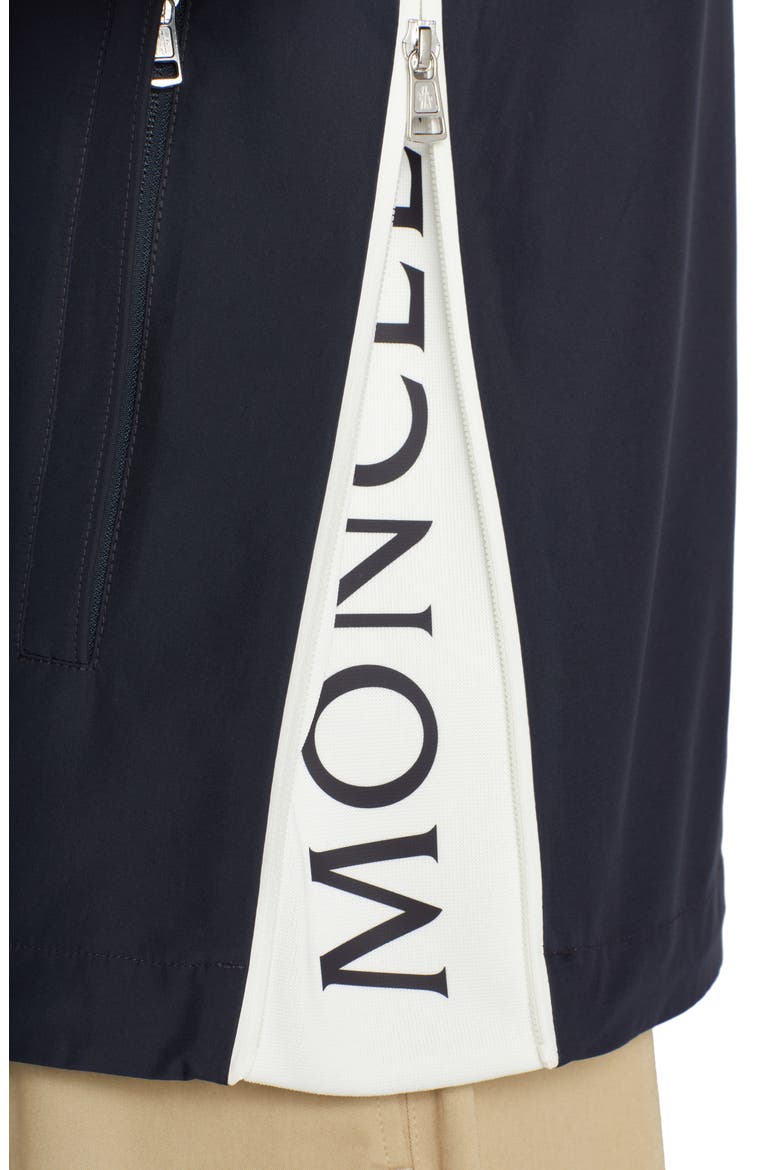 Atria Hooded Windbreaker Jacket, Alternate, color, NAVY