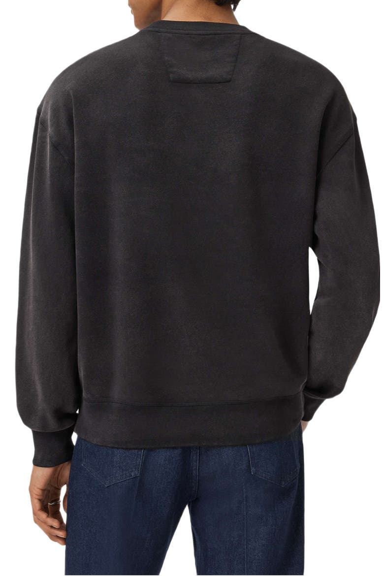 Mended Star Sweatshirt, Alternate, color, BLACK