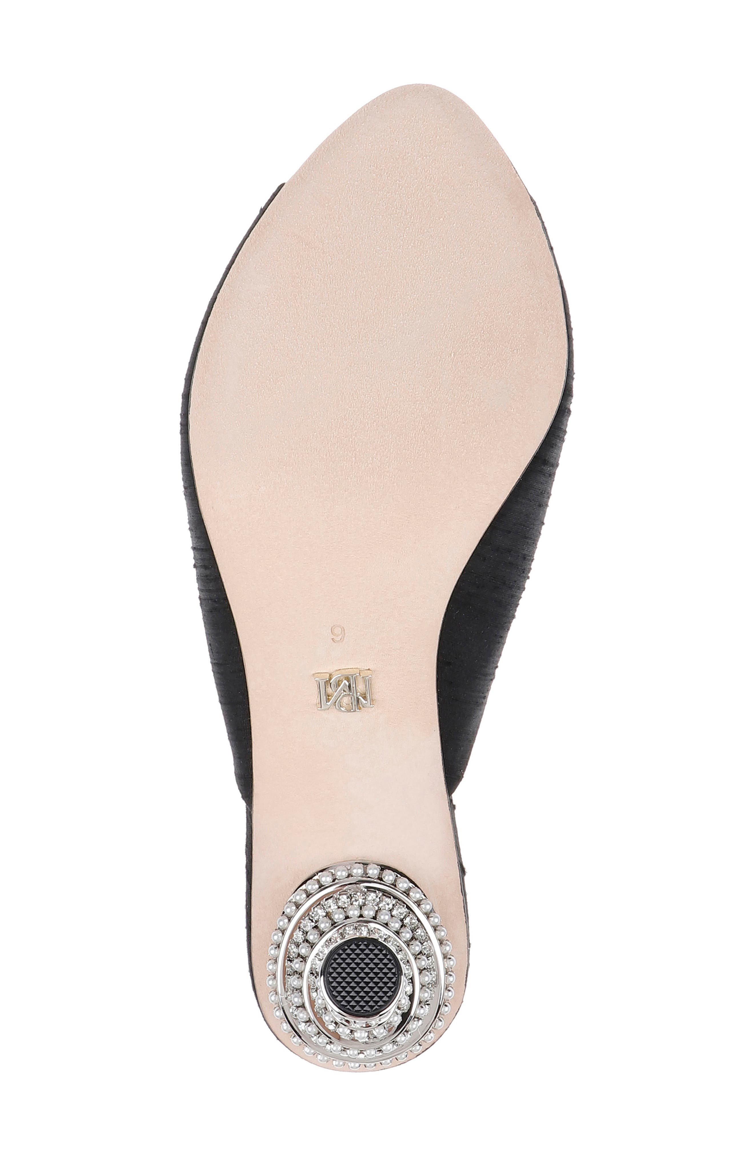 BADGLEY MISCHKA Oakdale Slide Sandal, Alternate, color, Black Silk