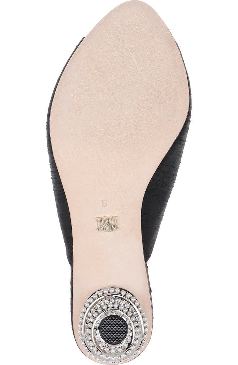 BADGLEY MISCHKA Oakdale Slide Sandal, Alternate, color, Black Silk