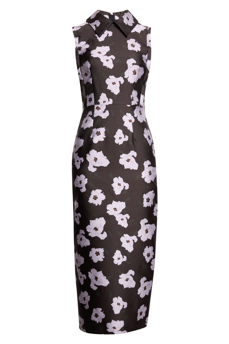Rain Sleeveless Dress, Alternate, color, BREEZY POPPY-CHOC/LILAC