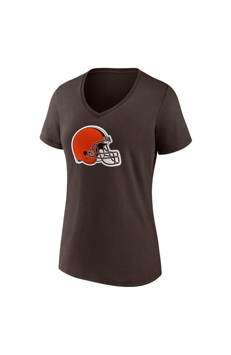 FANATICS Women's Fanatics Branded Deshaun Watson Brown Cleveland Browns Player Icon Name & Number V-Neck T-Shirt, Alternate, color, Brown