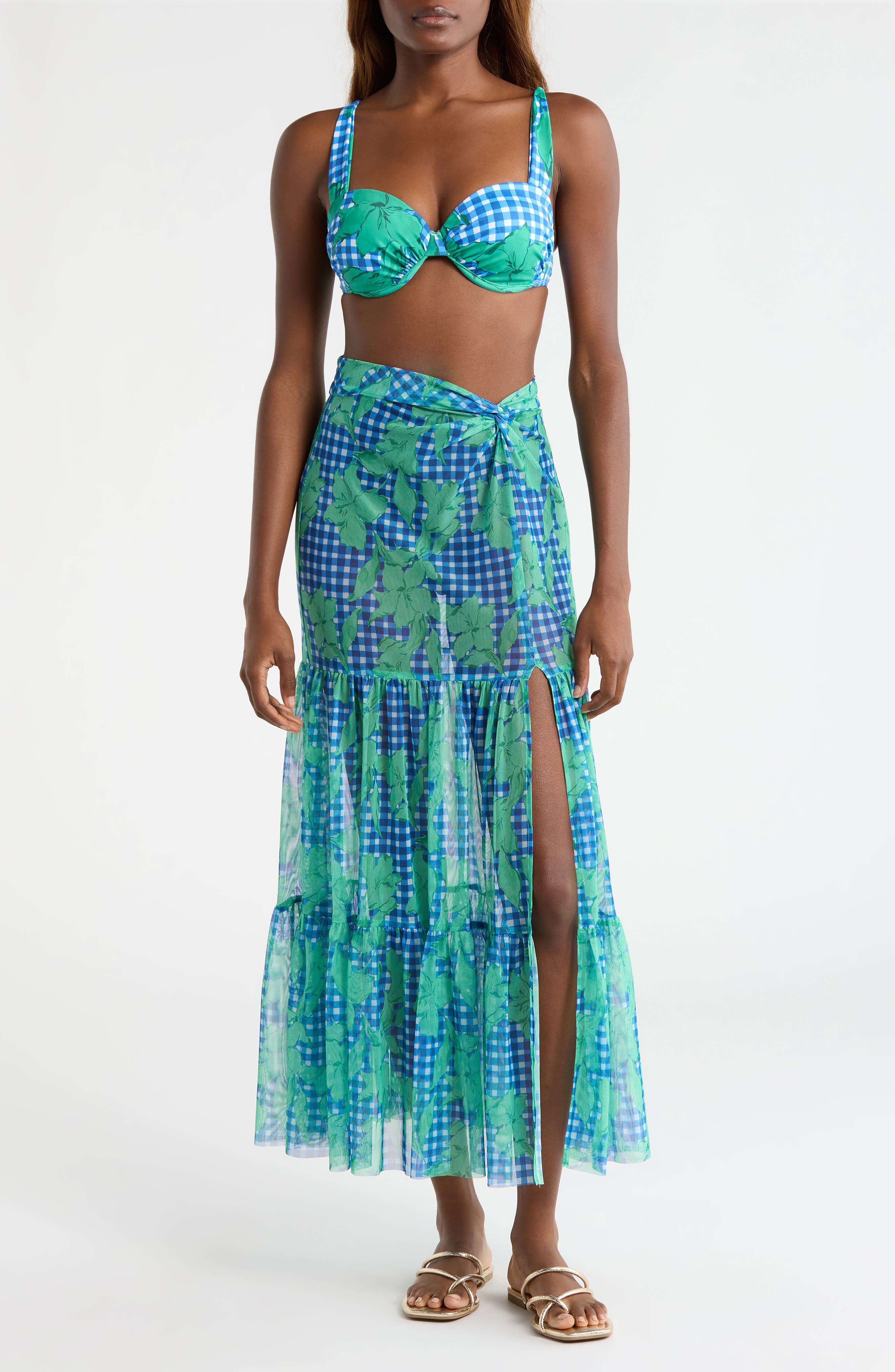 Hutch Sheer Cover-Up Maxi Skirt