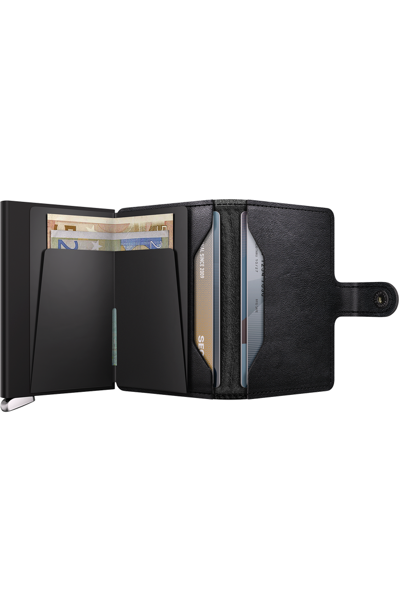Secrid Premium Miniwallet+ Emboss Lines, Alternate, color, Black