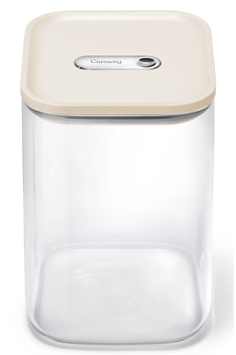 Large 4-Quart Airtight Storage Container, Main, color, CREAM