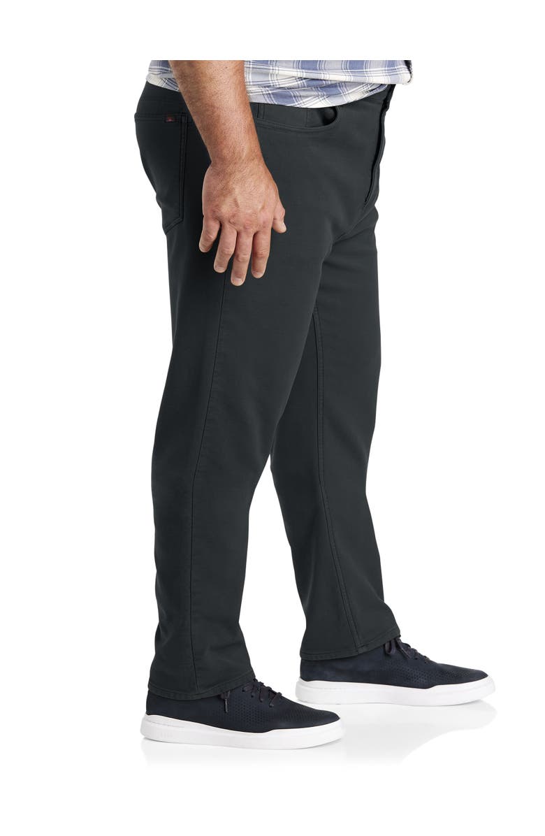 Faherty Big & Tall Stretch Terry 5-Pocket Pants, Alternate, color, Onyx Black