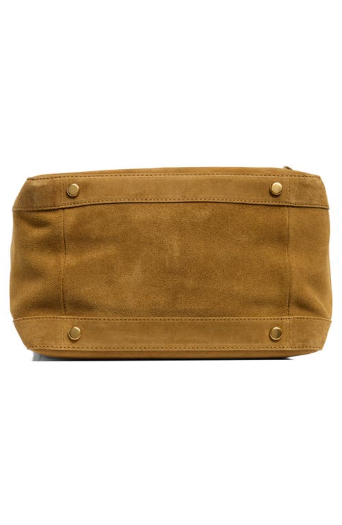 Rebecca Minkoff Mab Suede Hobo Bag In Honey