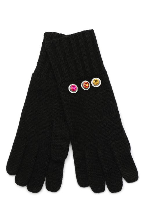 KURT GEIGER KURT GEIGER LONDON OCTAVIA CRYSTAL EMBELLISHED GLOVES