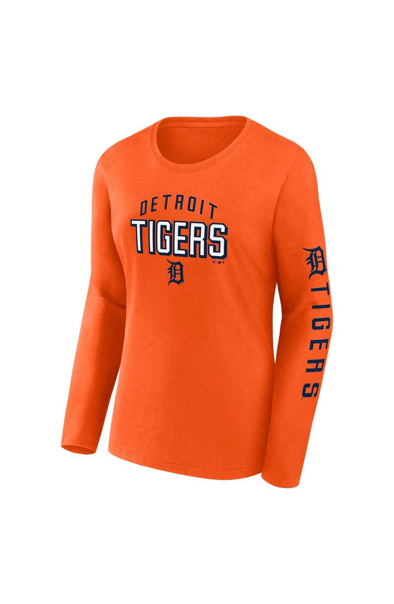 FANATICS Women's Fanatics Branded Orange/Navy Detroit Tigers T-Shirt Combo Pack, Alternate, color,