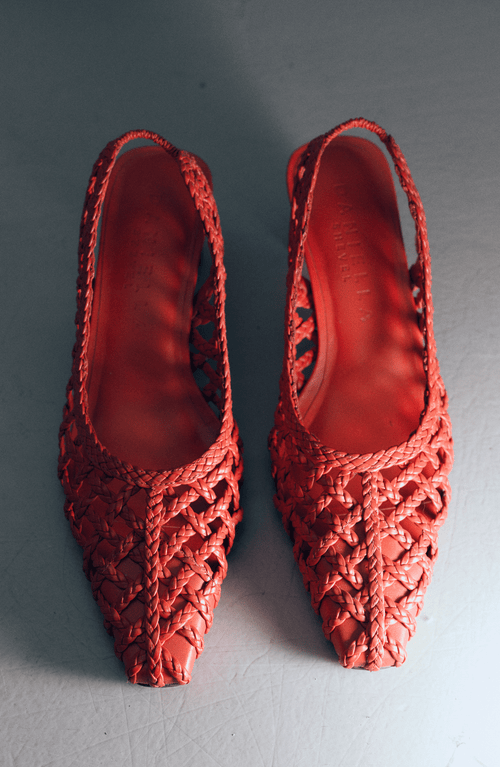 Daniella Shevel Cora Sandal In Red
