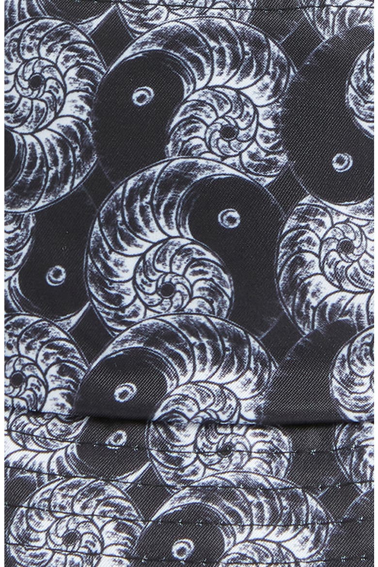 Yin Yang Bucket Hat, Alternate, color, BLACK/ WHITE