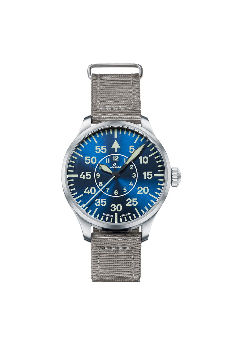 Aachen - 39mm, Blue Dial,  Nylon Strap, Main, color, Blue Dial