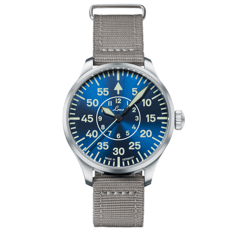 Aachen - 39mm, Blue Dial,  Nylon Strap