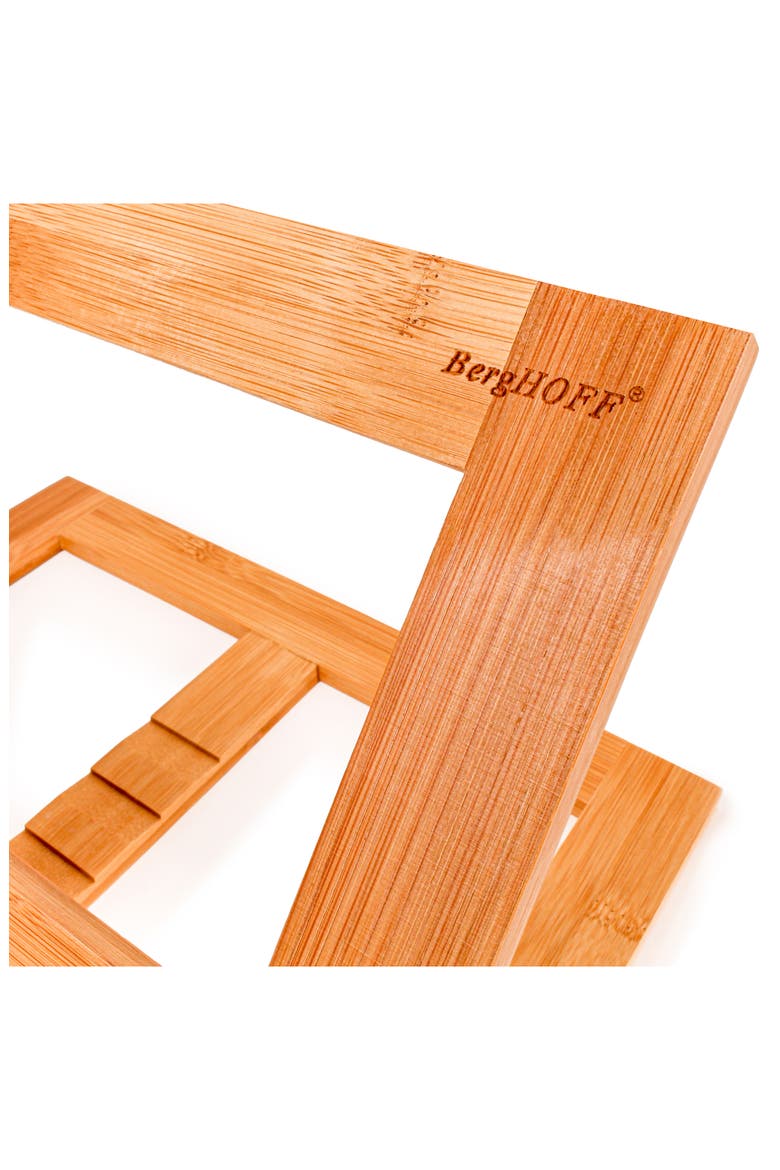 Bamboo Tablet/Cookbook Holder, Alternate, color, NATURAL