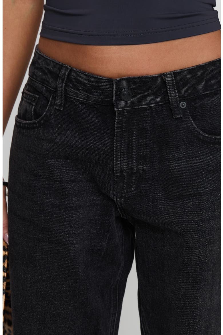 Serenitia Wide Leg Jeans, Alternate, color, WASHED BLACK