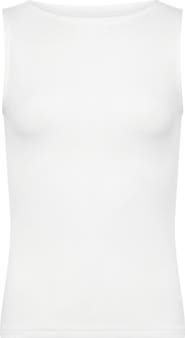 nuuds Slinky Boat Neck Rib Tank