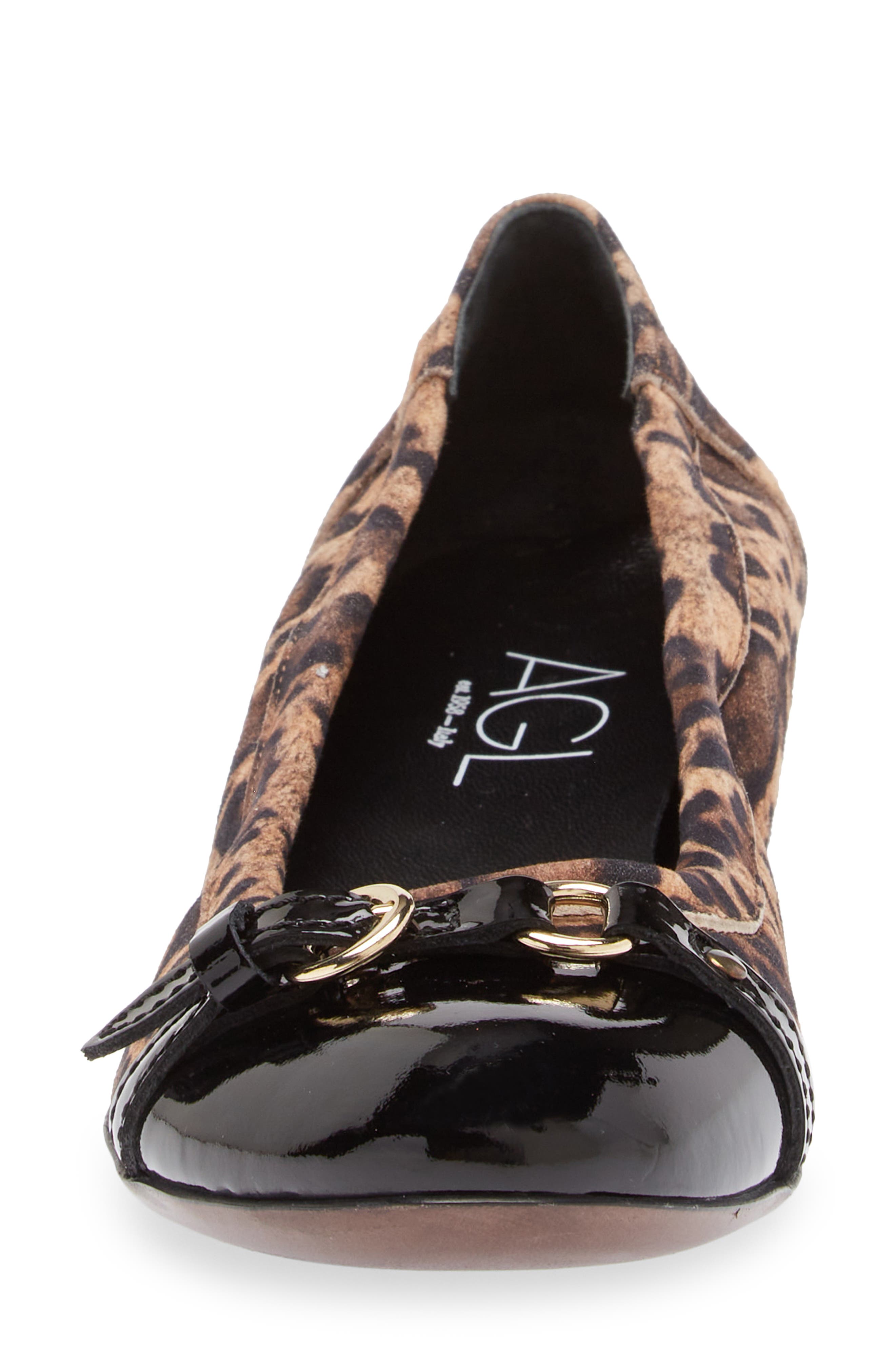 AGL Monika Cap Toe Ballet Flat, Alternate, color, 