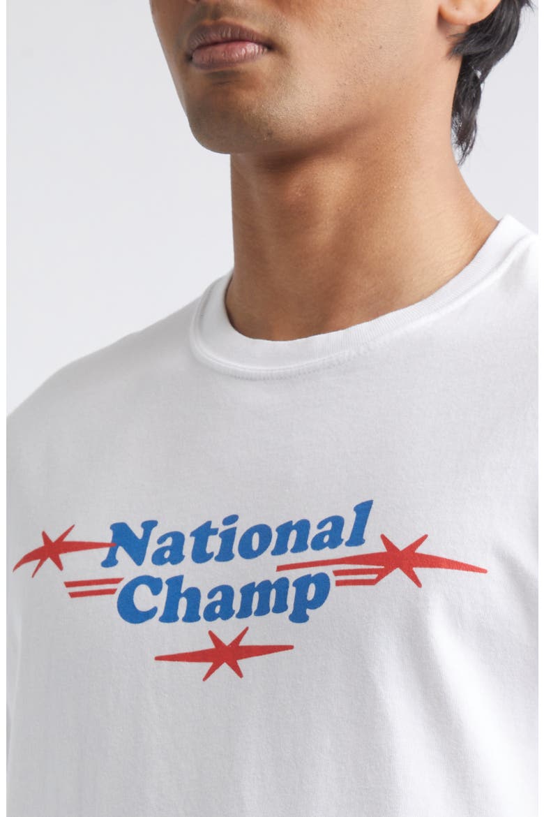 National Champ Cotton Graphic T-Shirt, Alternate, color, WHITE