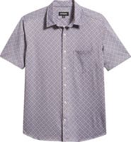 Johnston & Murphy XC Flex Ascend Short Sleeve Button-Up Shirt