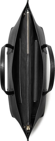 Perry Triple Compartment Leather Tote