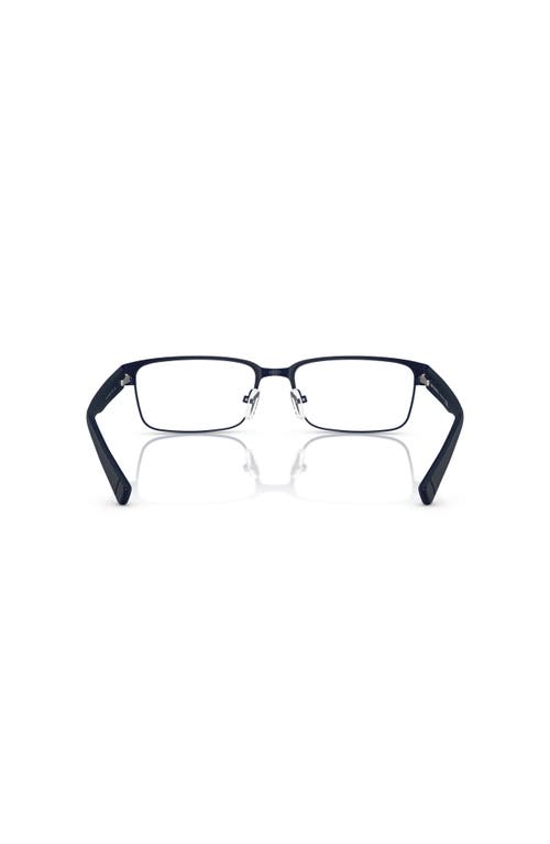 Armani Exchange 54mm Rectangle Optical Glasses In Blue