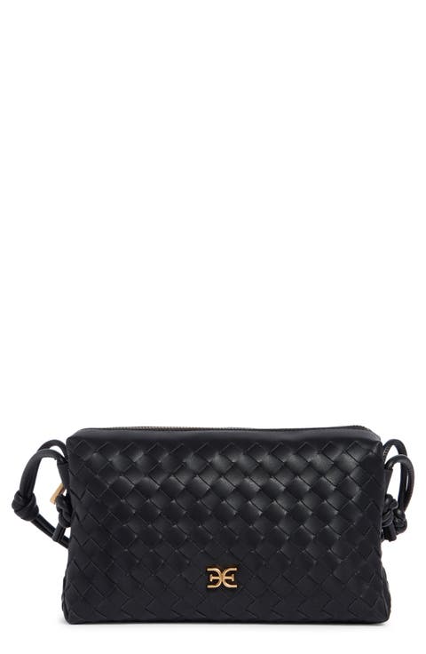 Margo Small Woven Crossbody Bag