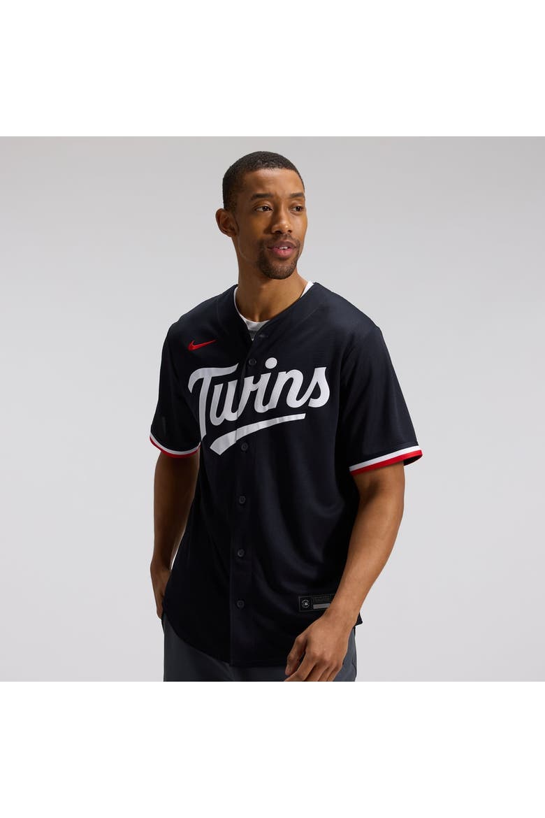 Men's Nike  Navy Minnesota Twins Alternate Replica Jersey, Main, color, Navy