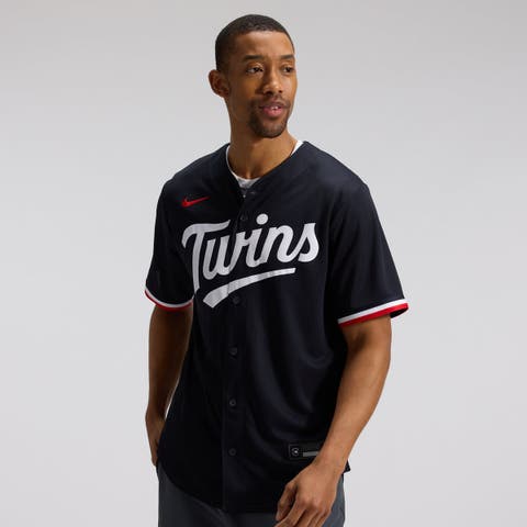 Men's Nike  Navy Minnesota Twins Alternate Replica Jersey