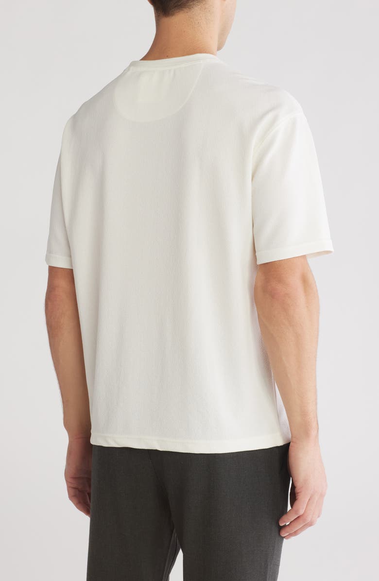 DENIM AND FLOWER Relaxed Fit Textured Crewneck T-Shirt, Alternate, color, 