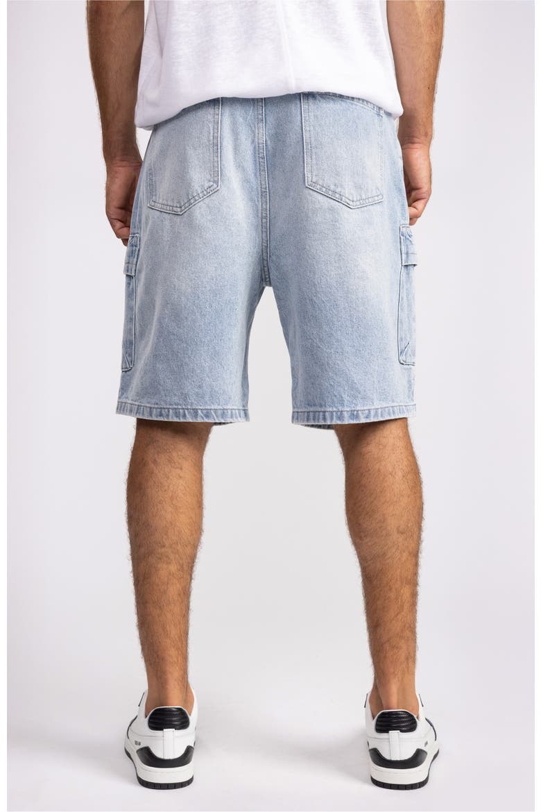 Cargo Jeans Bermuda Shorts, Alternate, color, Blue