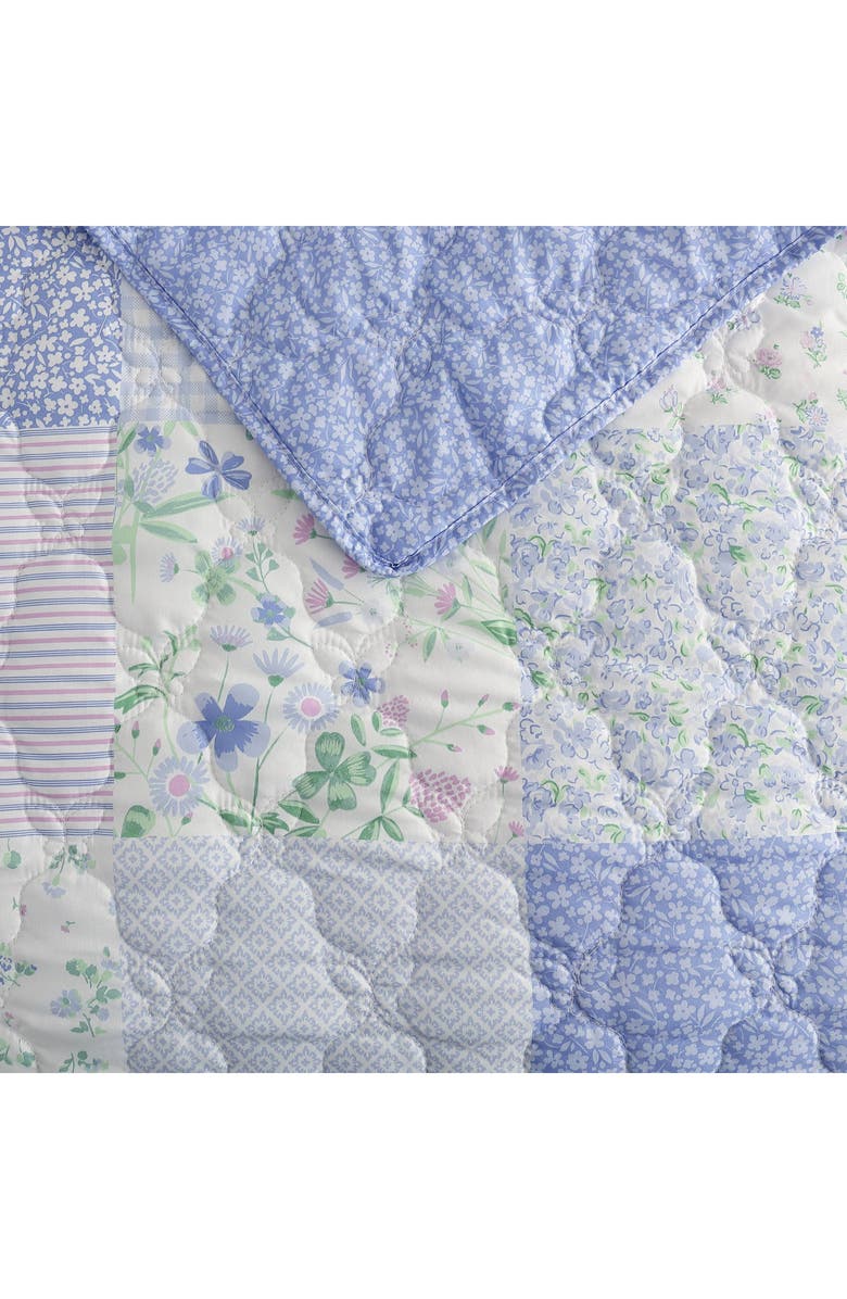 Laura Ashley Parker Patchwork Quilt Set, Alternate, color, Heather Purple